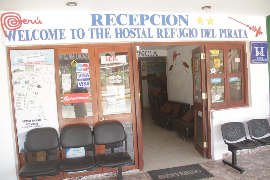 Refugio Del Pirata Hostel Paracas Bagian luar foto